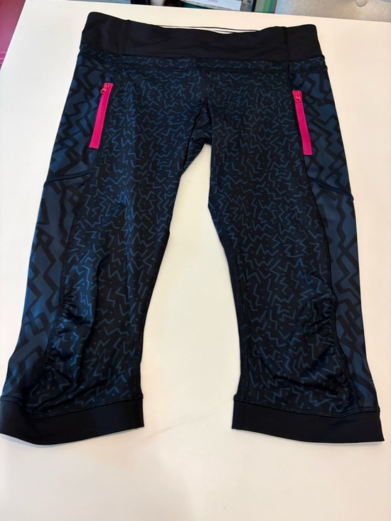 lululemon athletica Pants - Seawheeze Lululemon What the Sport crop black/blue size 8
